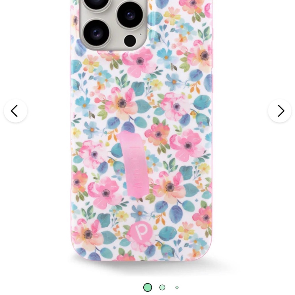 Loopy Case | iPhone 16 PRO MAX | Floral Pink Phone Case